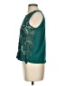 James Coviello 100% Polyester Teal Sleeveless Blouse Size XS - photo 5
