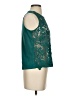 James Coviello 100% Polyester Teal Sleeveless Blouse Size XS - photo 4