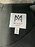 Milly 100% Polyester Black 3/4 Sleeve Top Size 14 - photo 7