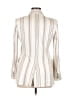 Max Mara Stripes Ivory Brown Blazer Size 14 - photo 2
