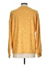 Como Black Gold Long Sleeve Blouse Size L - photo 2