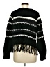 John & Jenn 100% Acrylic Stripes Black Pullover Sweater Size M - photo 2