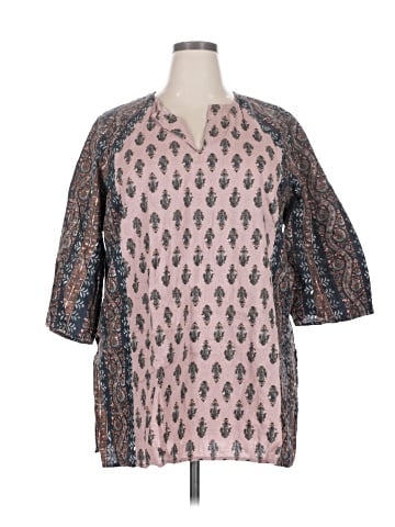 Purejill 3/4 Sleeve Blouse (view 1)