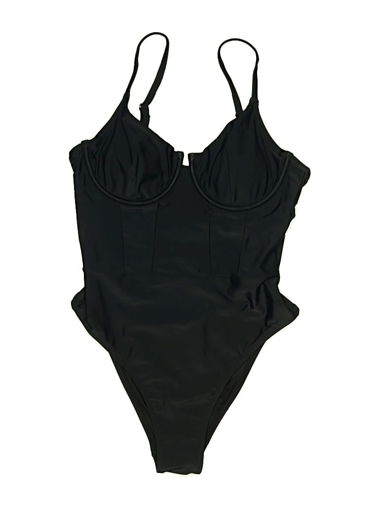 Pre-owned Veda One Piece Swimsuit In Black