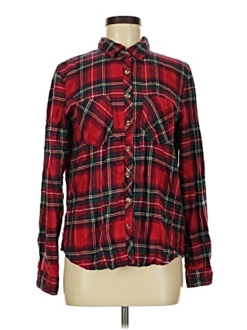 Maurices Long Sleeve Button-Down Shirt (view 1)