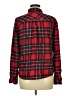 Maurices Plaid Red Long Sleeve Button-Down Shirt Size M - photo 2