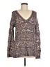 Studio Y Tweed Brown Pullover Sweater Size M - photo 1