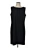 Lands' End Solid Black Cocktail Dress Size L (petite) - photo 1