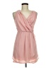 Cals 100% Polyester Solid Pink Cocktail Dress Size M - photo 1
