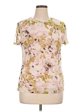 Bar III Short Sleeve Blouse (view 1)