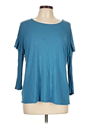 Ann Taylor LOFT Outlet 3/4 Sleeve T-Shirt (view 1)