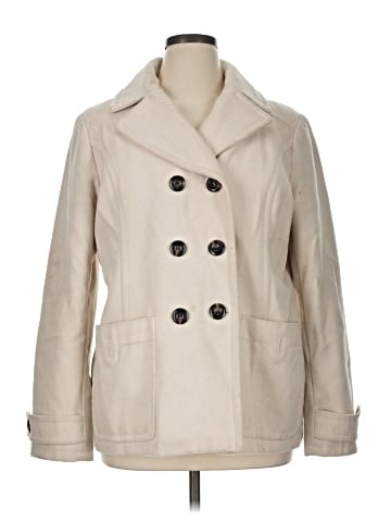St. John's Bay Wool Coat (view 1)
