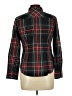 J.Crew 100% Cotton Plaid Black Green Long Sleeve Button-Down Shirt Size 10 (petite) - photo 2