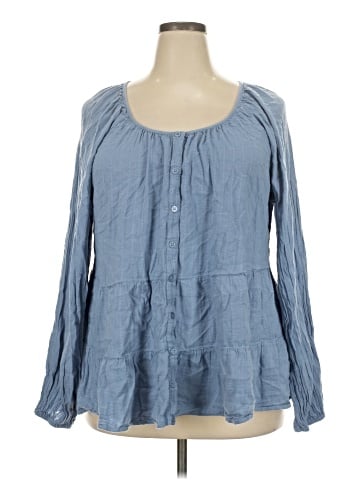 Torrid Long Sleeve Blouse (view 1)