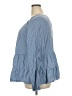 Torrid Blue Long Sleeve Blouse Size 2X Plus (2) - photo 5