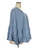 Torrid Blue Long Sleeve Blouse Size 2X Plus (2) - photo 4