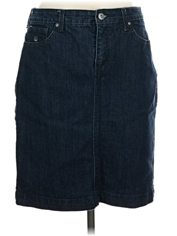 Gloria Vanderbilt Denim Skirt (view 1)