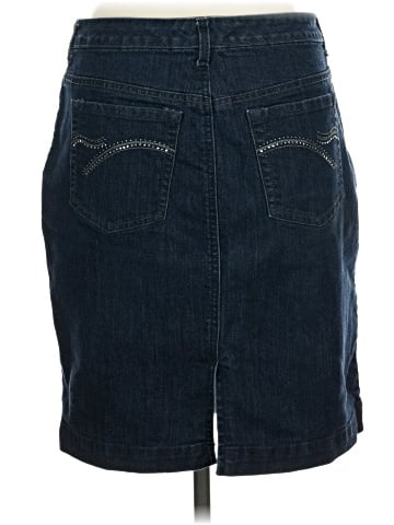 Gloria Vanderbilt Denim Skirt (view 2)