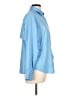 Columbia 100% Polyester Blue Long Sleeve Blouse Size L - photo 4