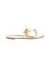 Jack Rogers Gold Flip Flops Size 7 - photo 1