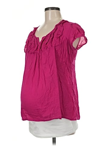 Oh Baby By Motherhood Short Sleeve Blouse (view 1)