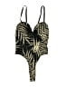 JLUXLABEL Graphic Gold One Piece Swimsuit Size S - photo 1