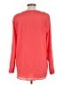 Monteau 100% Polyester Orange Long Sleeve Blouse Size L - photo 2