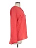 Monteau 100% Polyester Orange Long Sleeve Blouse Size L - photo 4