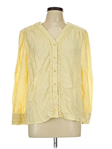Como Black 3/4 Sleeve Blouse (view 1)