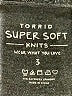 Torrid Gray 3/4 Sleeve T-Shirt Size 3X Plus (3) - photo 7