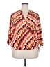 rue21 100% Polyester Orange 3/4 Sleeve Blouse Size 2X - photo 1