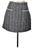 Aqua 100% Polyester Tweed Gray Casual Skirt Size L - photo 1