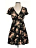 Derek Heart Floral Black Casual Dress Size S - photo 1