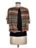 Unbranded 100% Polyester Brown Short Sleeve Blouse Size M (petite) - photo 2