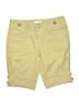 Diesel 100% Cotton Solid Yellow Khaki Shorts Size 27 waist - photo 1