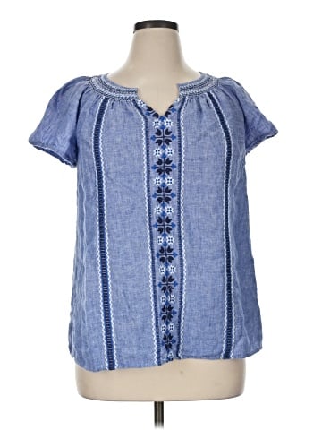 Talbots Short Sleeve Blouse (view 1)