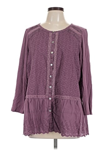Lavish 3/4 Sleeve Blouse (view 1)