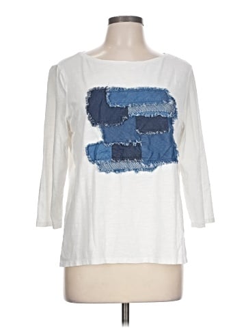 Chico's 3/4 Sleeve T-Shirt (view 1)