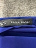 Zara Basic 100% Polyester Solid Blue Formal Skirt Size XS - photo 4