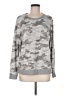 Kensie Camo Gray Sweatshirt Size M - photo 1