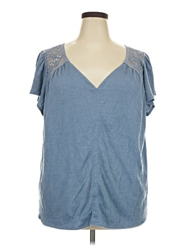 Max Studio Short Sleeve Top (view 1)