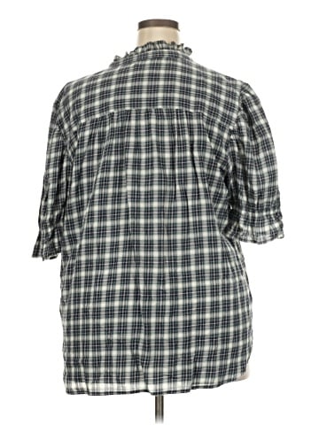 Gap 3/4 Sleeve Button-Down Shirt (view 2)
