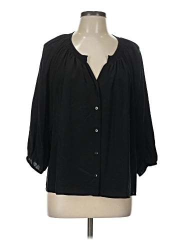 Moda International 3/4 Sleeve Silk Top (view 1)