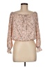 LUCCA 100% Polyester Pink Long Sleeve Blouse Size M - photo 1