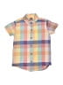 Tea 100% Cotton Color Block Yellow Short Sleeve Button-Down Shirt Size 5 - photo 1