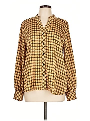 Karl Lagerfeld Paris Long Sleeve Blouse (view 1)