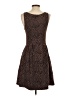 Deletta Animal Print Brown Casual Dress Size XS - photo 2
