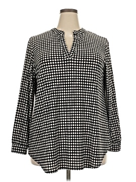 Anne Klein Long Sleeve Blouse