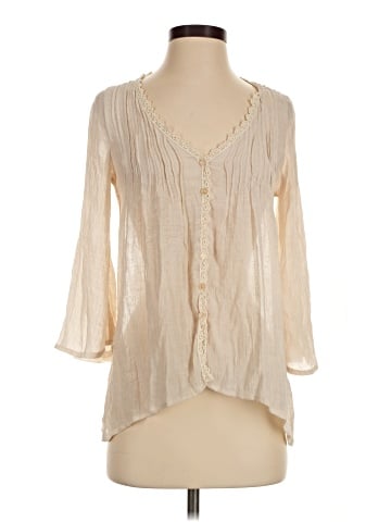 Love Stitch 3/4 Sleeve Blouse (view 1)