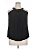 Cartise 100% Polyester Black Sleeveless Blouse Size 10 - photo 1